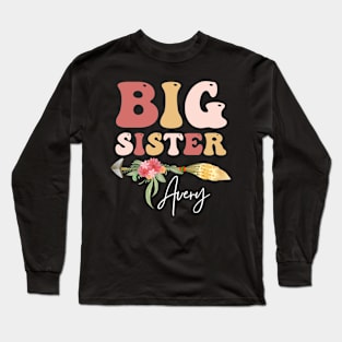 Big Sister little flower Lover Gift For Women Mother day Long Sleeve T-Shirt